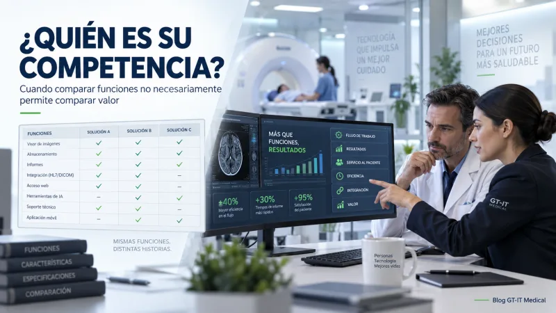 ¿Quién es su competencia? Comparar funciones no siempre permite comparar valor